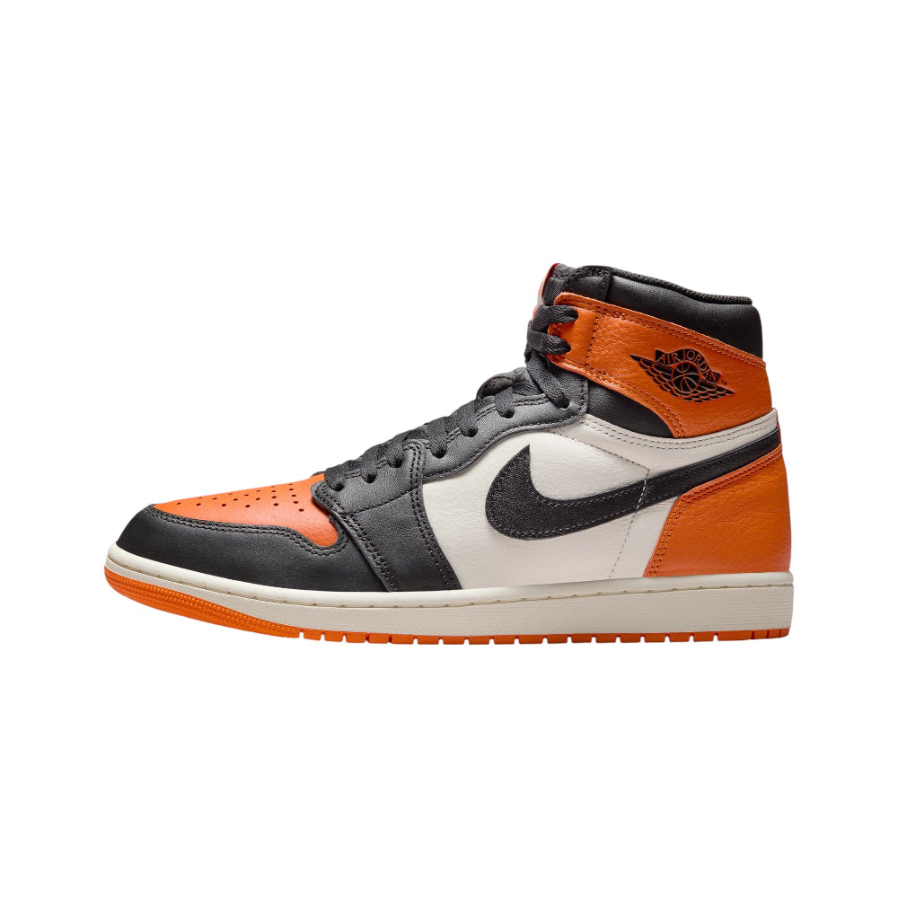 JORDAN Air Jordan 1 Retro High OG Shattered Backboard Orange White and Black Sneakers DZ5485-008