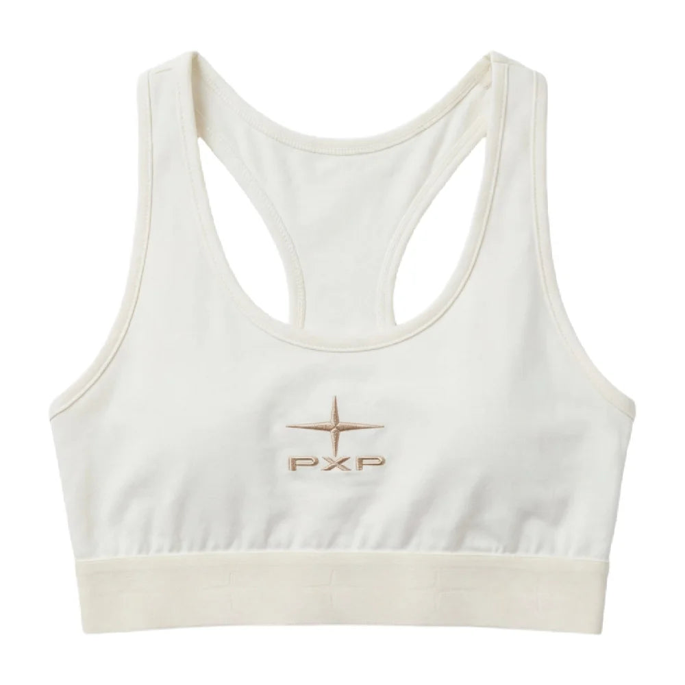 PXP - PROJECT X PARIS Slowly Sports Bra Top Beige F261072-GC
