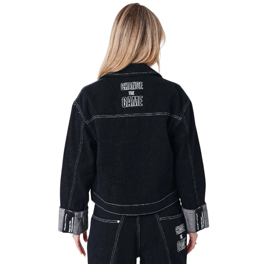 PXP - PROJECT X PARIS Fierce Denim Jacket Black F263321-BK