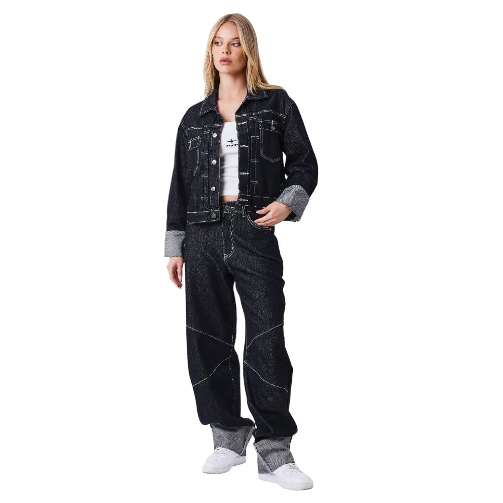 PXP - PROJECT X PARIS Straight Fierce Jeans Black F264421-BK