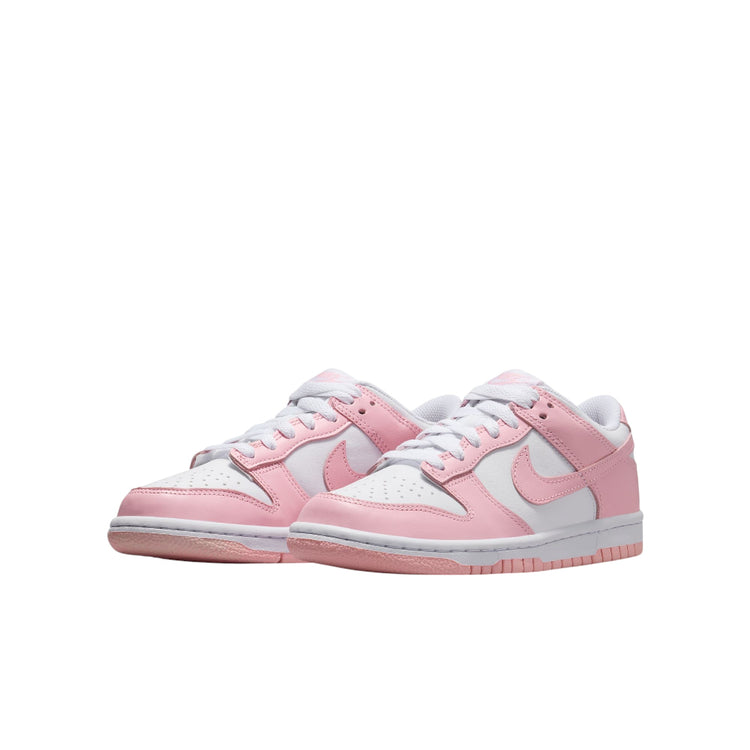 NIKE Dunk Low GS White Pink Sneakers FB9109-125