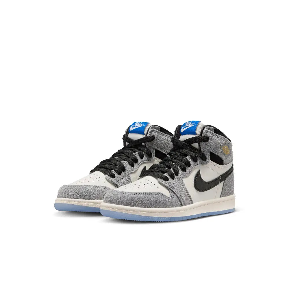 JORDAN Jordan 1 Retro High OG Little Kids' Sneakers Grey (PS) FD1412-003