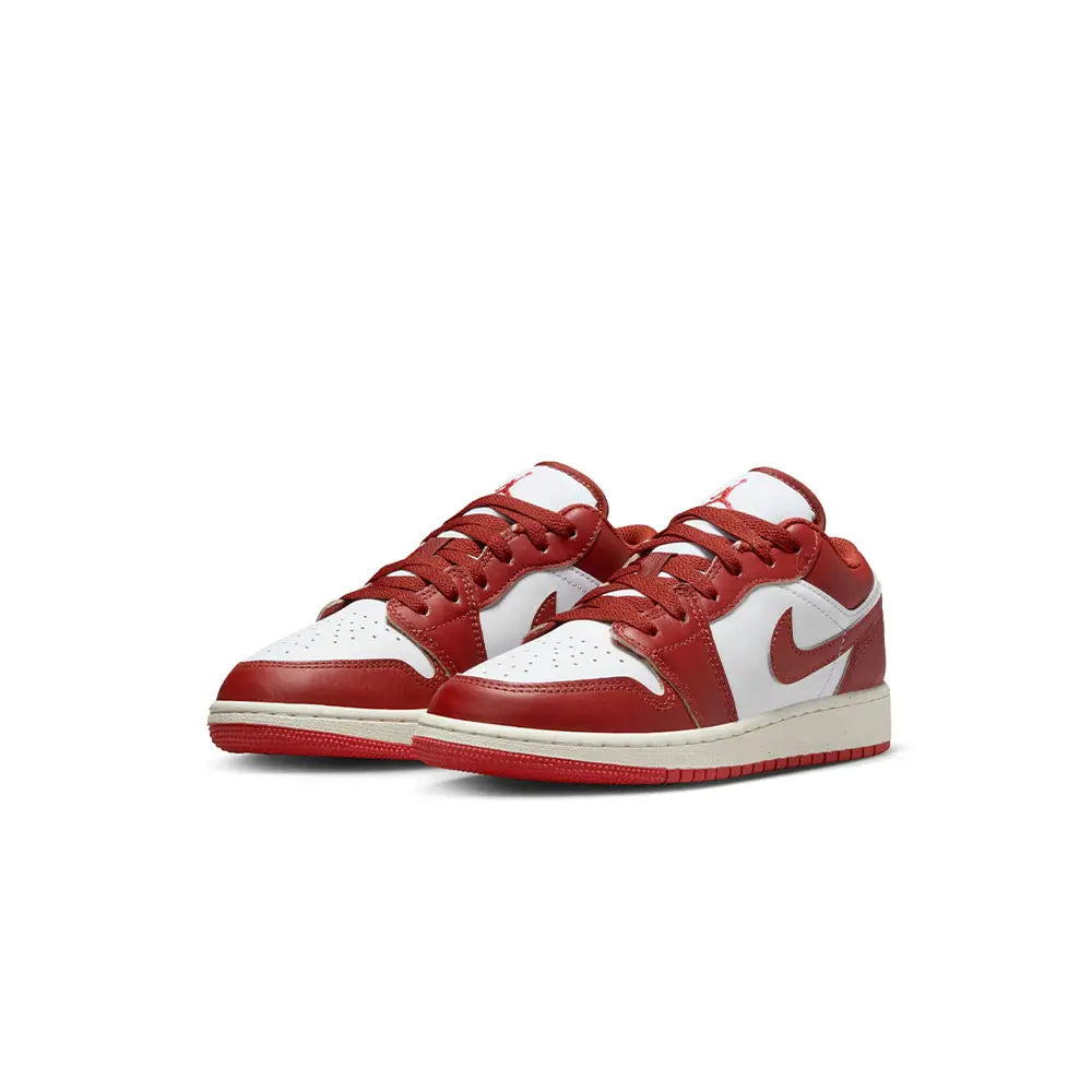 JORDAN Air Jordan 1 Low SE White Dune Red (GS) FJ3465-160
