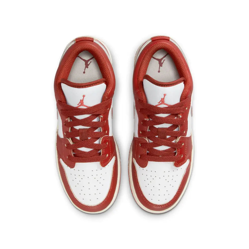 JORDAN Air Jordan 1 Low SE White Dune Red (GS) FJ3465-160
