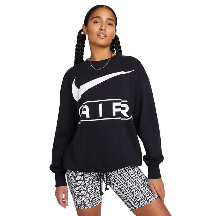 NIKE Sportswear Air Over-Oversized Crew Fleece Sweat FN1897-010