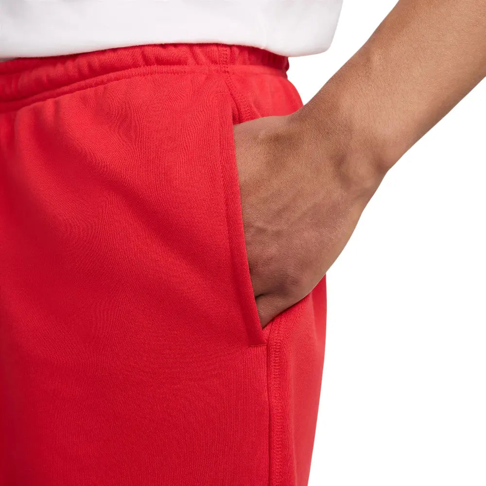 NIKE Club Flow French Terry Shorts Red FN3520-657