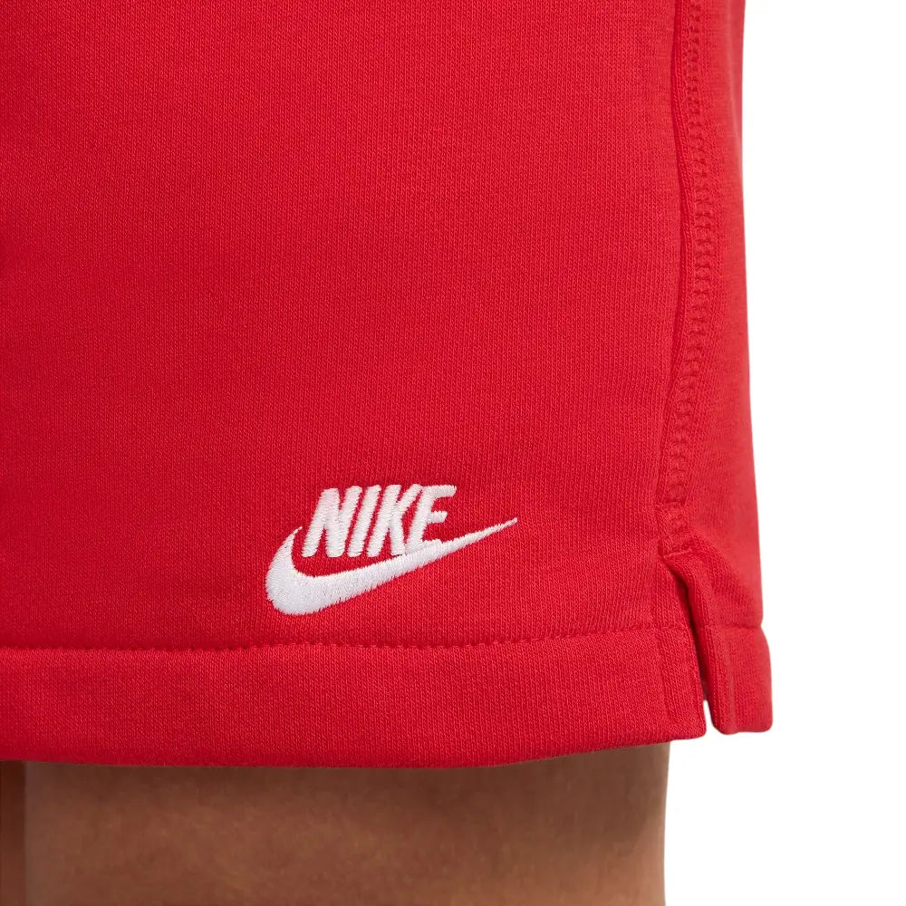 NIKE Club Flow French Terry Shorts Red FN3520-657