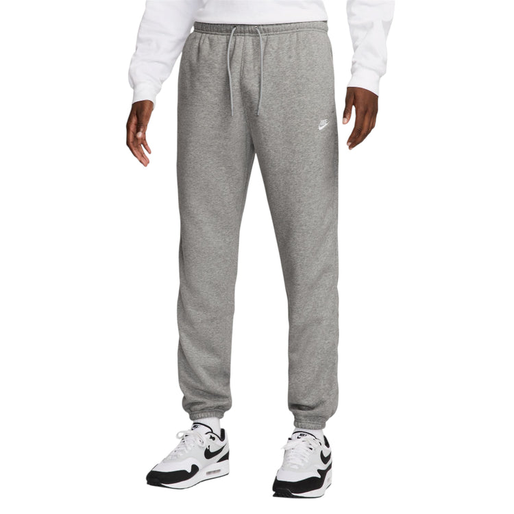 NIKE Club Cuffed Brushed Fleece Pants Grey FN3808-063