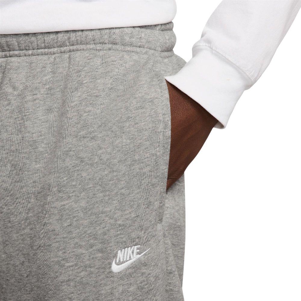 NIKE Club Cuffed Brushed Fleece Pants Grey FN3808-063