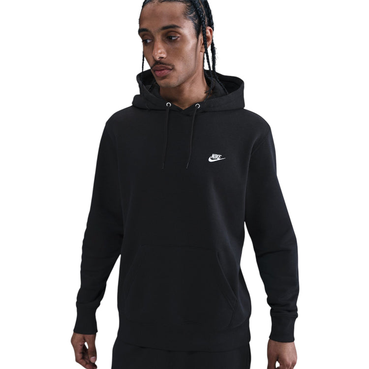 NIKE Club Pullover Fleece Hoodie Black FN3859-010
