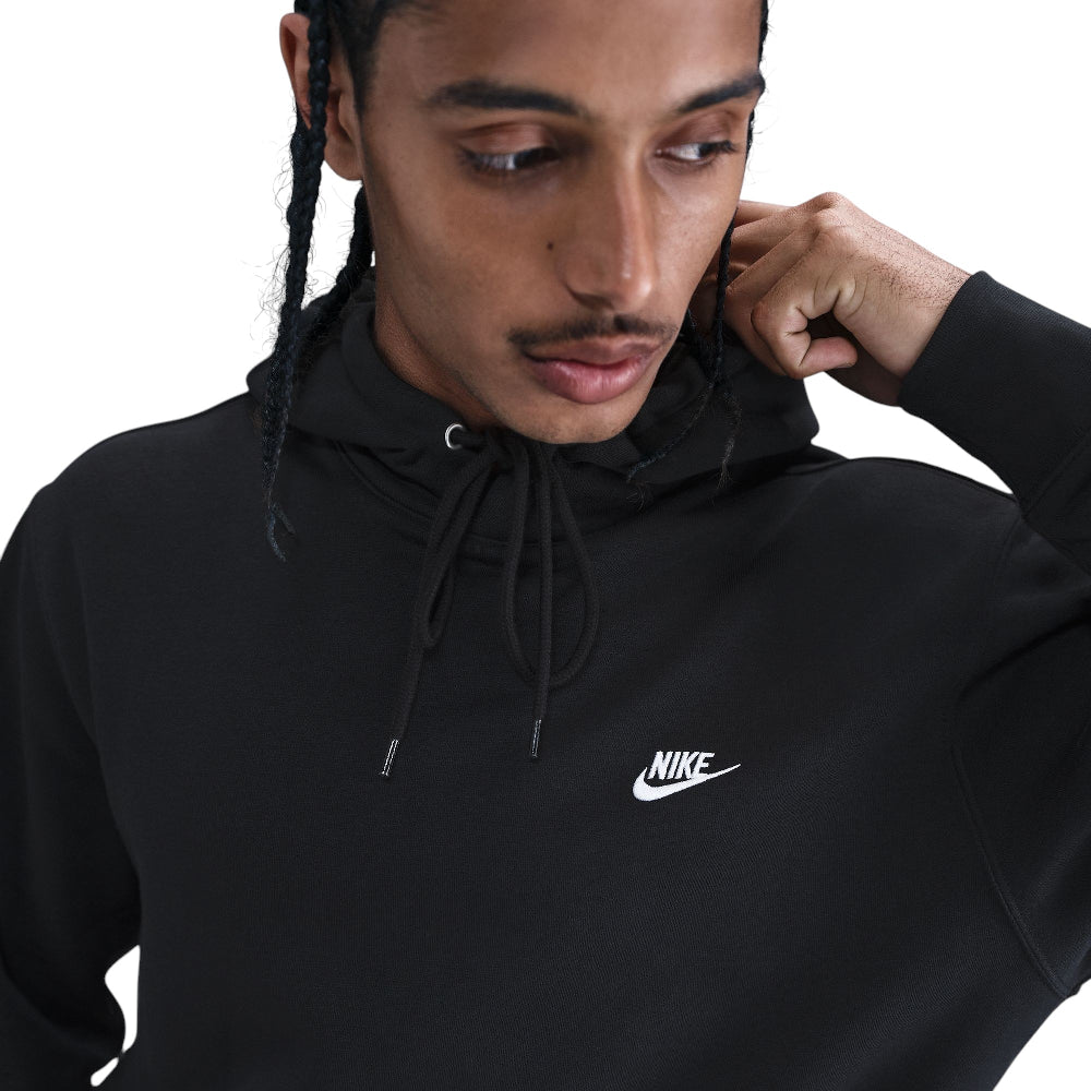 NIKE Club Pullover Fleece Hoodie Black FN3859-010