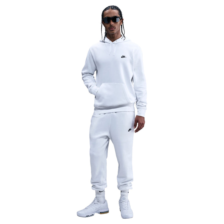 NIKE Club Pullover Fleece Hoodie White FN3859-100