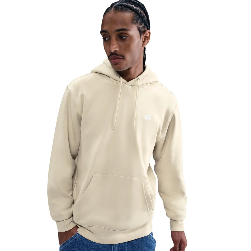 NIKE Club Pullover Fleece Hoodie Brown FN3859-229