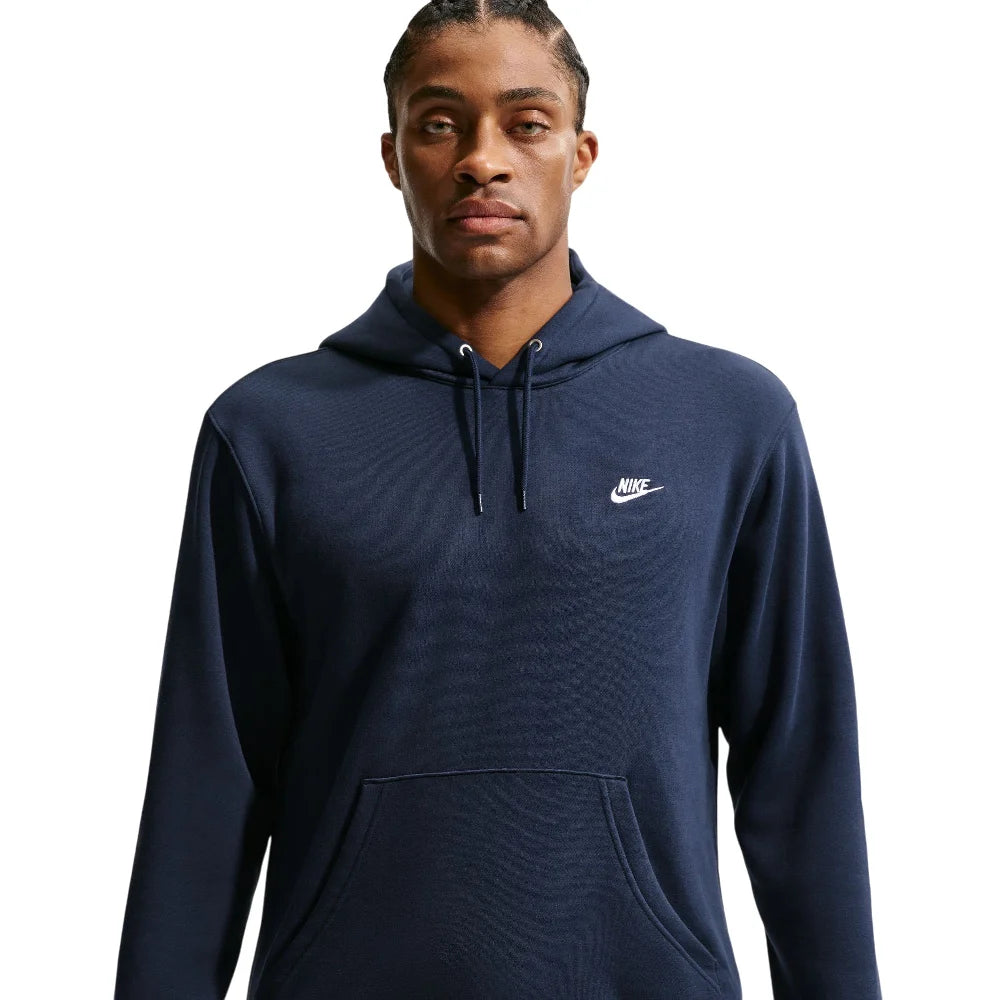 NIKE Club Pullover Fleece Hoodie Blue FN3859-451