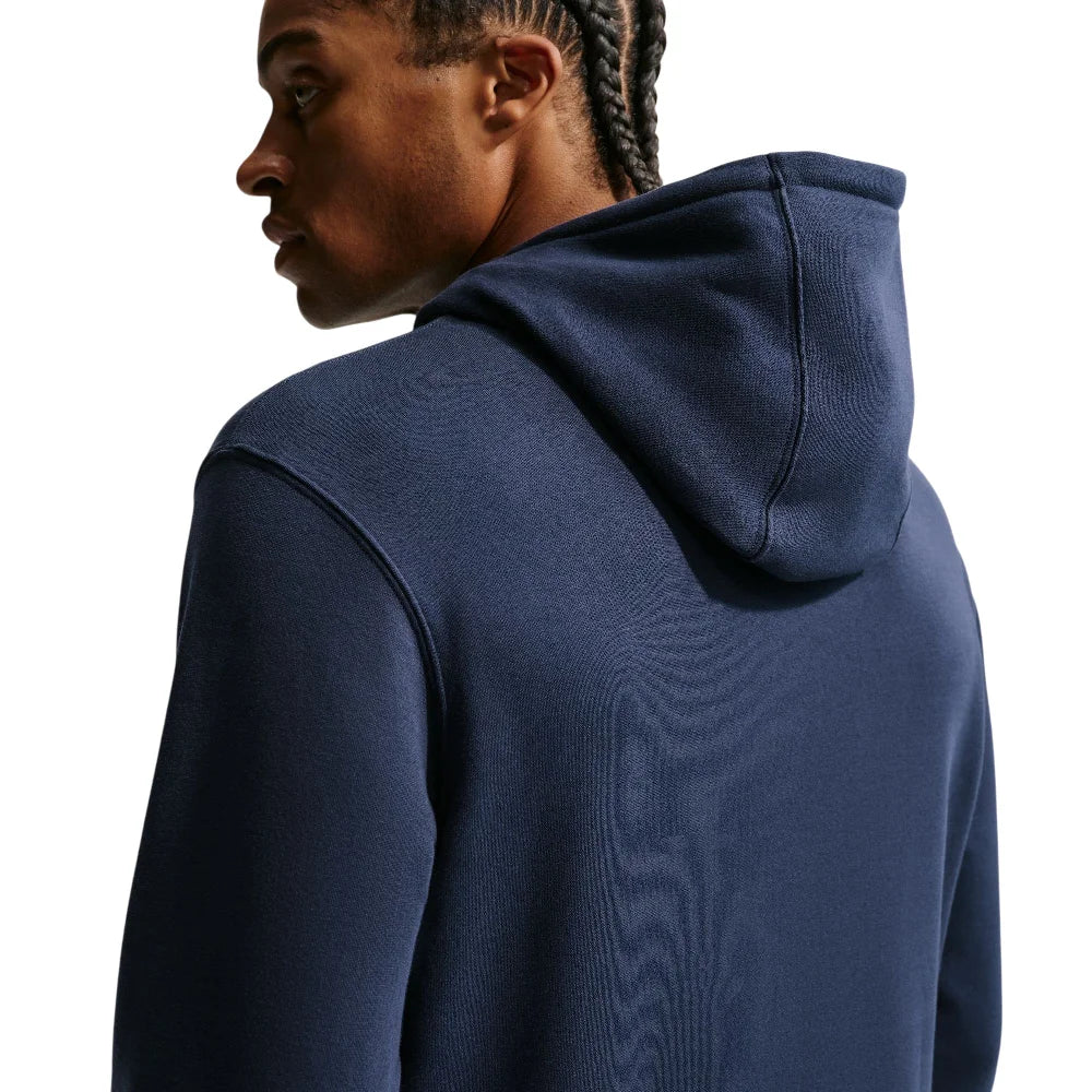 NIKE Club Pullover Fleece Hoodie Blue FN3859-451
