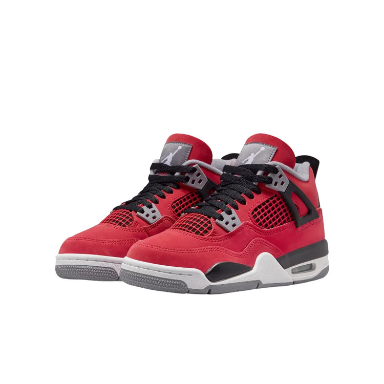 JORDAN Air Jordan 4 Retro Toro Bravo Red Sneakers (GS) FQ8213-600