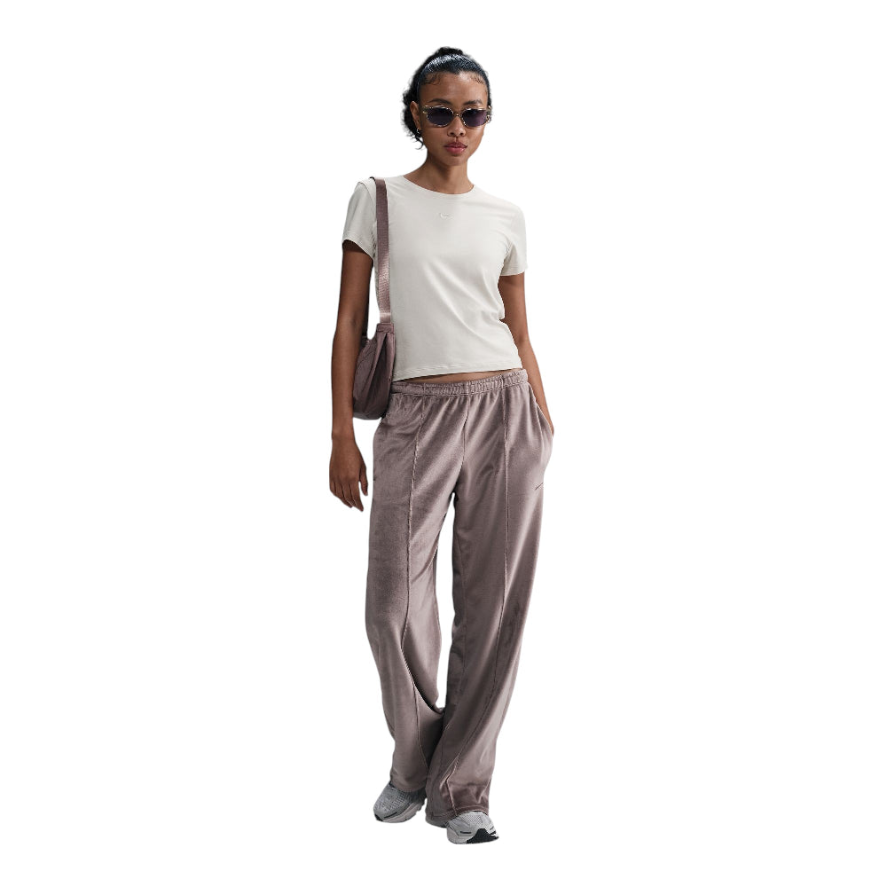 NIKE Sportswear Chill Knit Cropped T-Shirt Sail FV5508-107