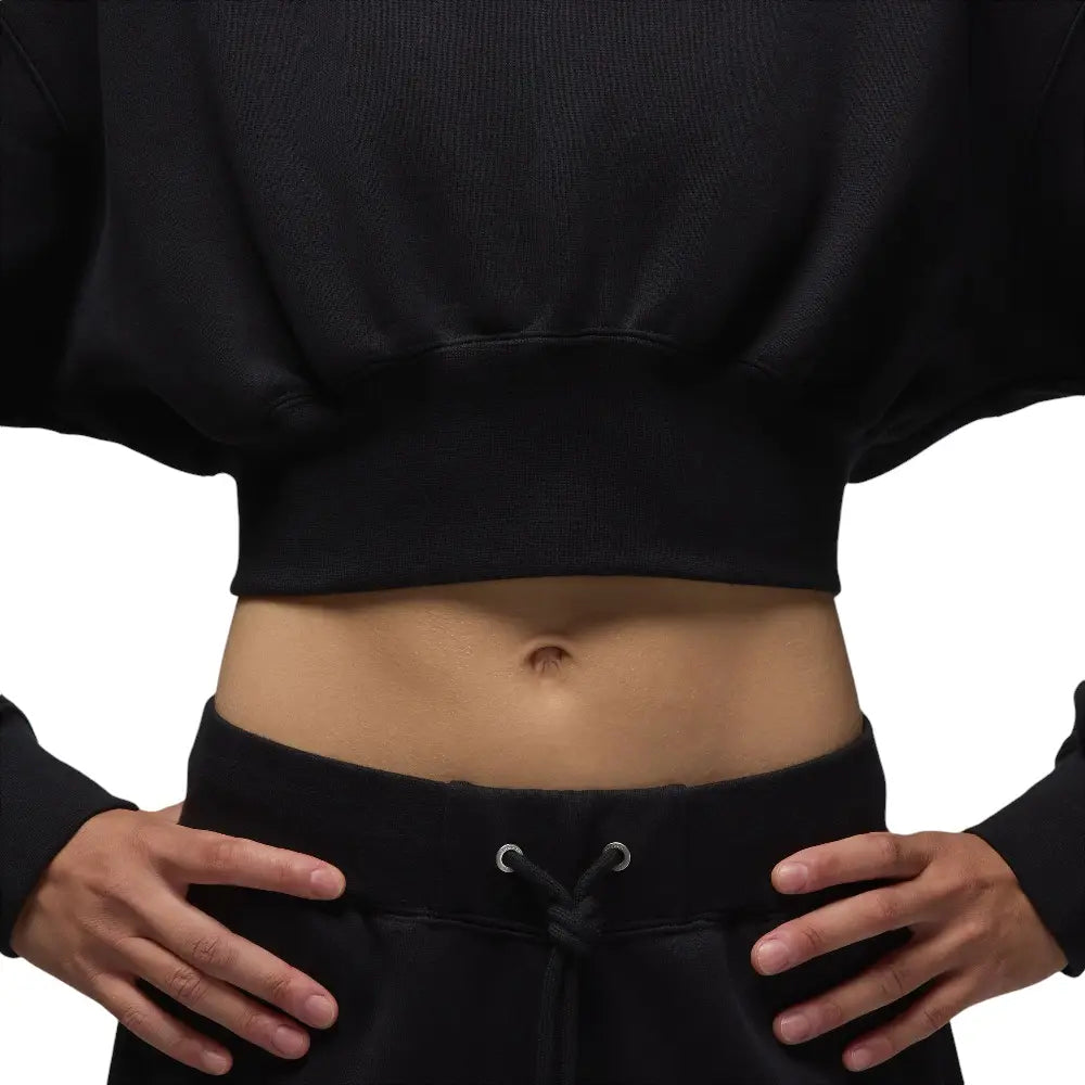 JORDAN Flight Fleece Cropped Sweatshirt FV7152-010
