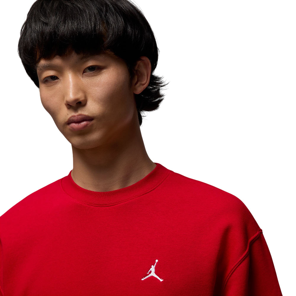 JORDAN Brooklyn Fleece Crew-Neck Sweatshirt Red FV7293-687