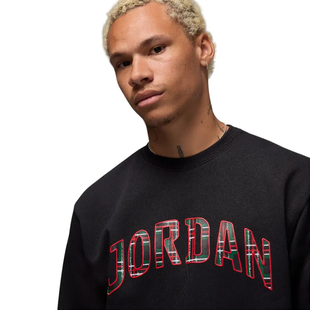 JORDAN Essential Holiday Fleece Crew Sweat FV7460-010