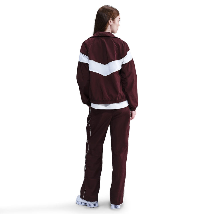 NIKE Windrunner High-Waisted Woven Open-Hem Pants Red FV7655-652