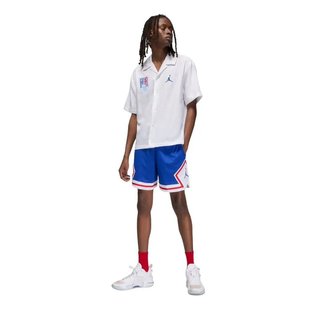NIKE Jordan Sport X F√©D√©Ration Fran√ßaise De Basketball Warm-Up Shirt FZ0951-100