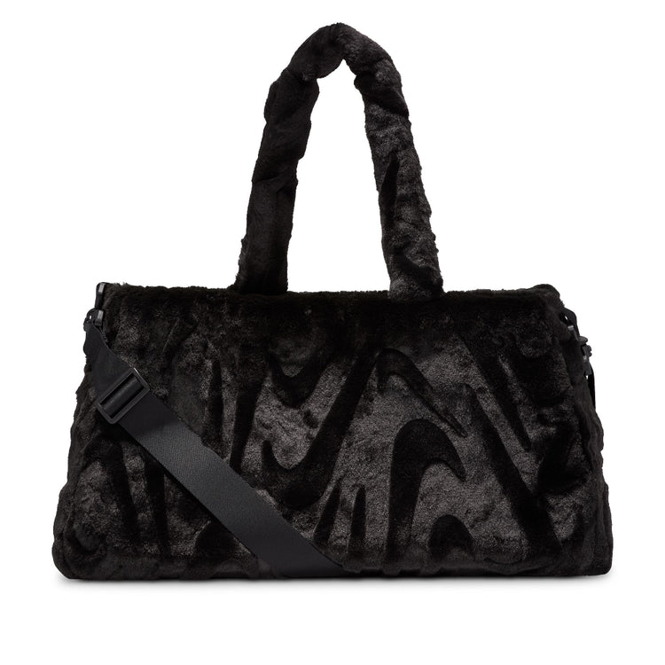 NIKE Sportswear Faux Fur Tote (10L) Black FZ1323-010
