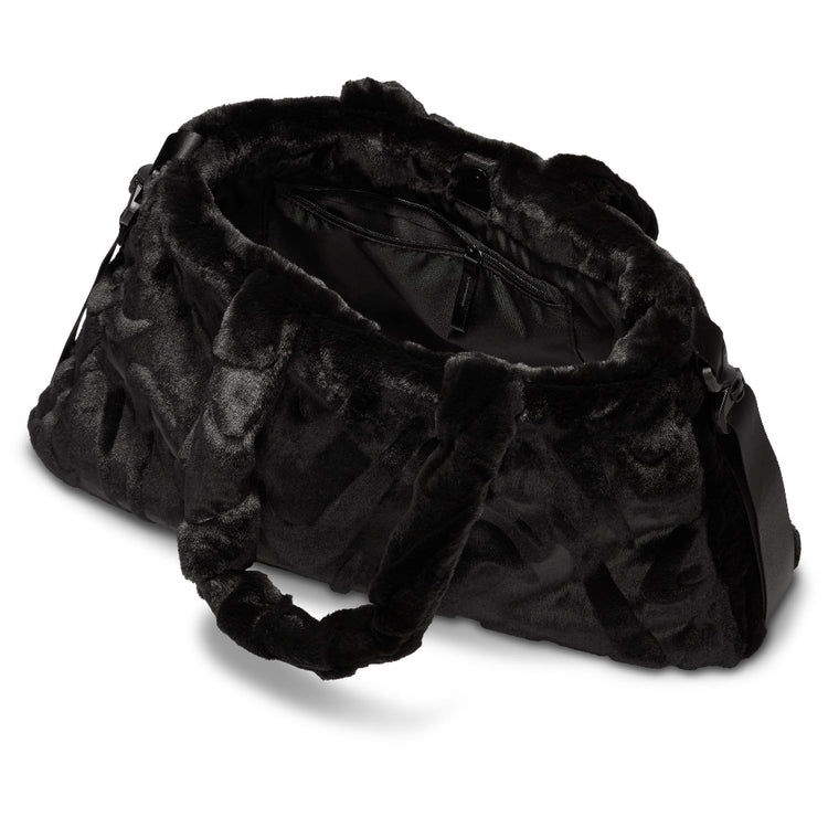 NIKE Sportswear Faux Fur Tote (10L) Black FZ1323-010