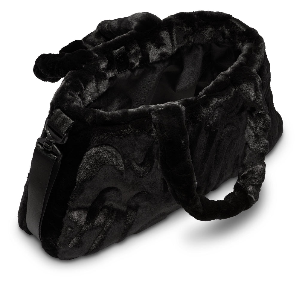 NIKE Sportswear Faux Fur Tote (10L) Black FZ1323-010