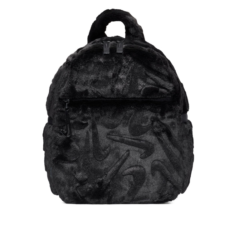 NIKE Sportswear Futura Faux Fur Mini Backpack (6L) Black FZ1328-010