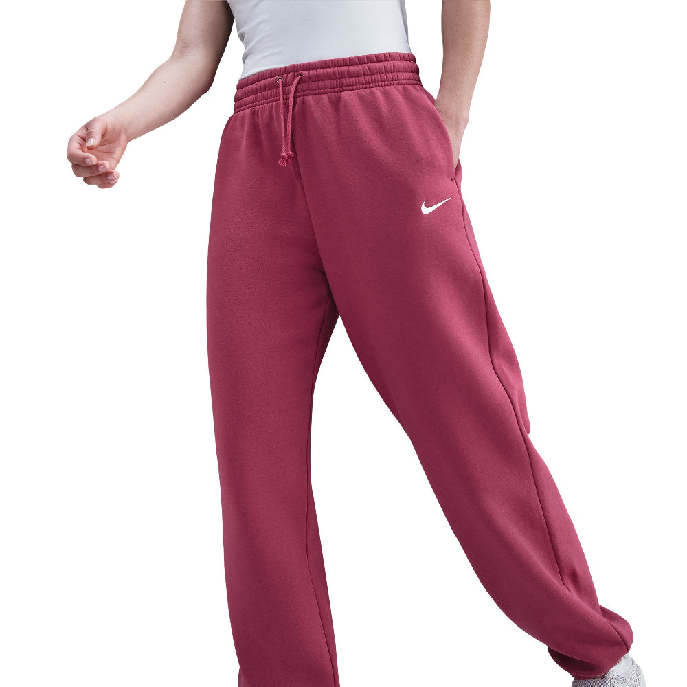 NIKE Sportswear Phoenix Fleece High-Waisted Oversized Sweatpant Red FZ5996-635