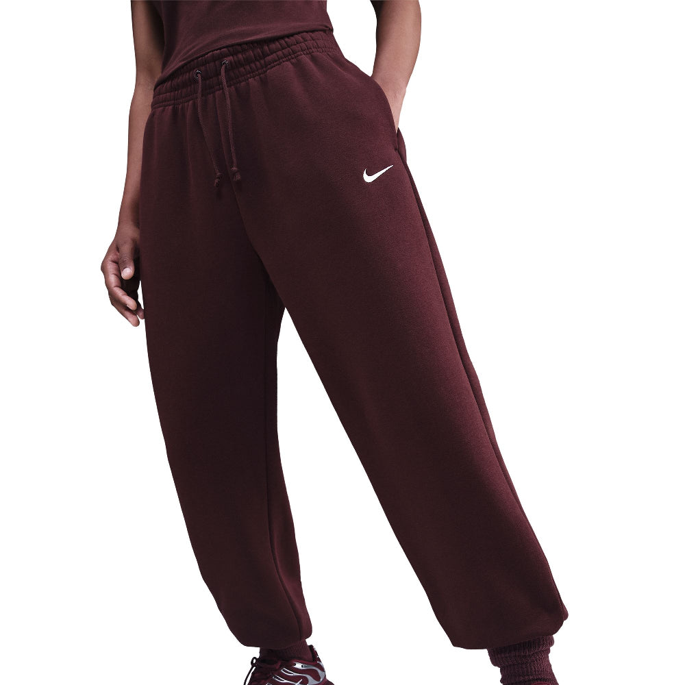 NIKE Sportswear Phoenix Fleece High-Waisted Oversized Sweatpants Red FZ5996-653