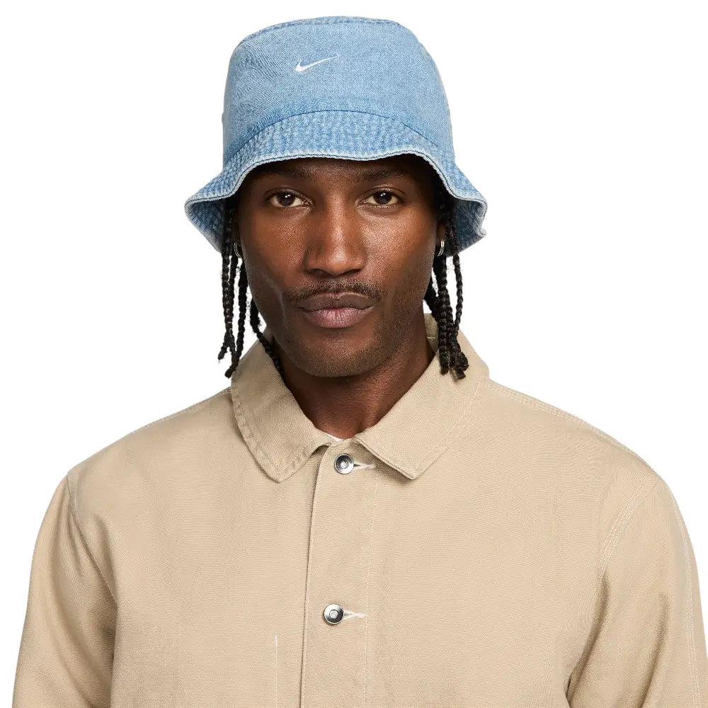 NIKE Apex Denim Bucket Hat Blue HF0384-429