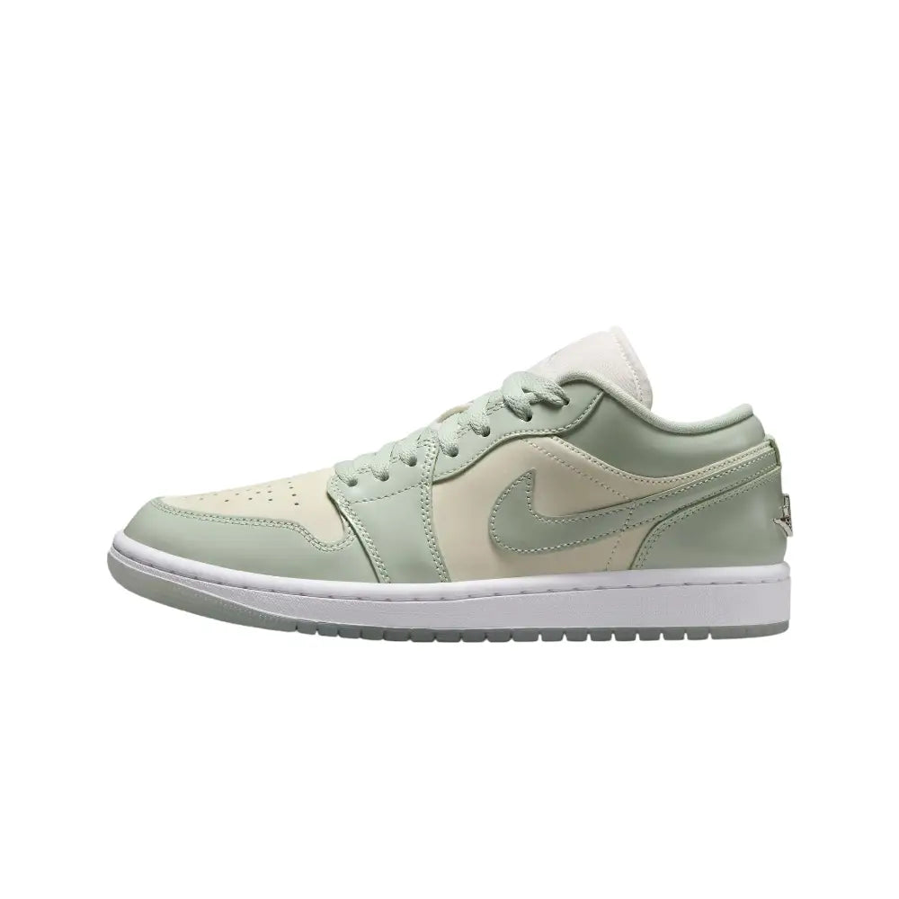 Air Jordan 1 Low Se Sail/Seafoam-Metallic Silver-White
