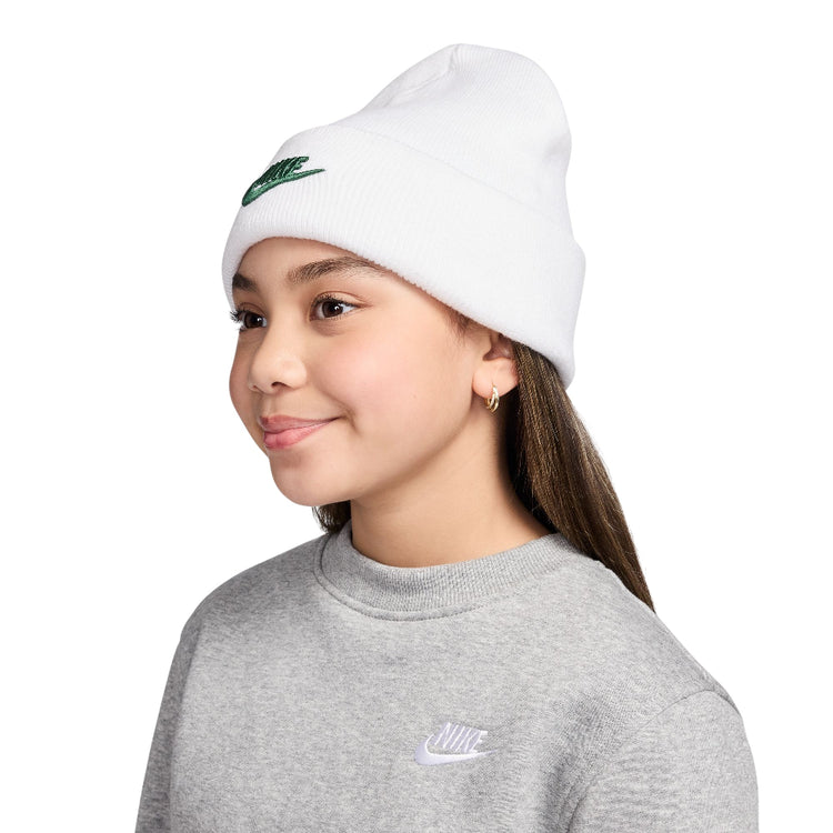 NIKE Peak Big Kids' Beanie White HF5498-100
