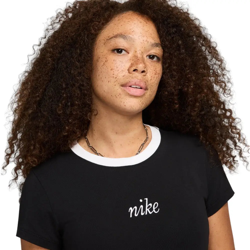 NIKE Sportswear Chill Knit Slim Mid Cropped T-Shirt HF8819-010