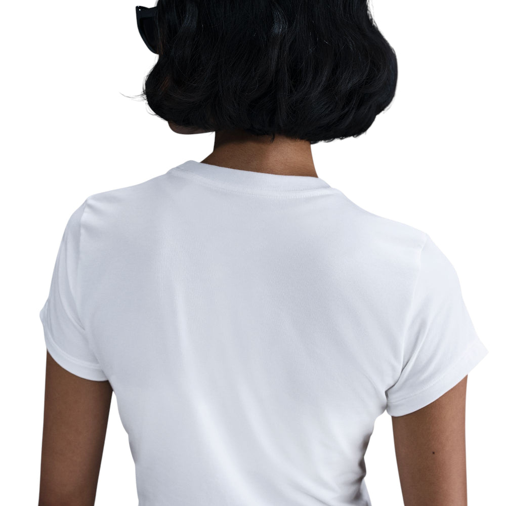 NIKE Sportswear Chill Knit Cropped T-Shirt White HF9538-101
