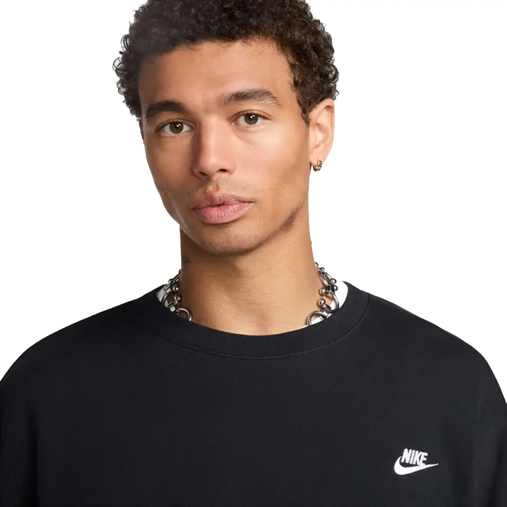 NIKE Club Oversized French Terry Crew Sweatshirt HJ1819-010