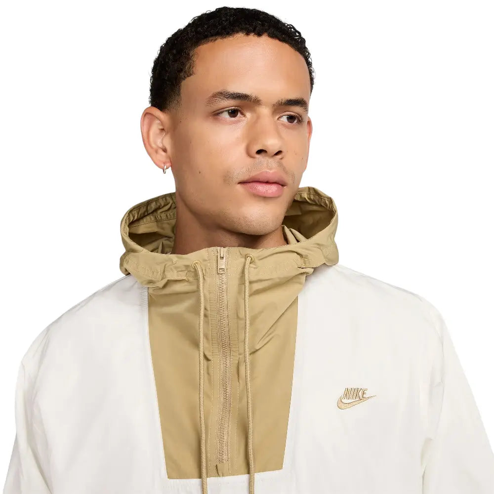 NIKE Club Marina Anorak Jacket Beige HJ1957-133