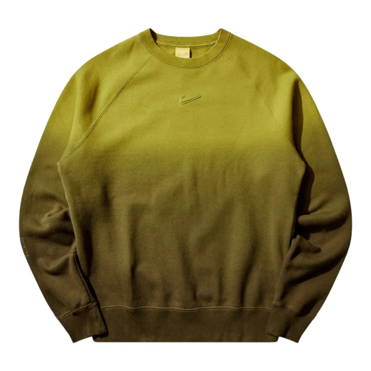 NIKE Nocta NRG CS Washed Fleece Crew Sweat Green HJ6338-390