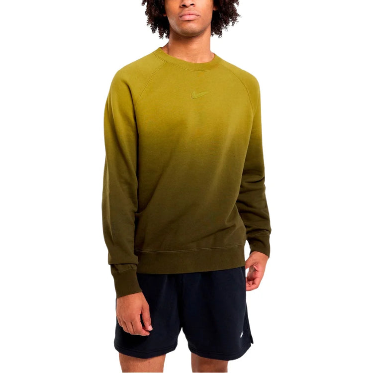 NIKE Nocta NRG CS Washed Fleece Crew Sweat Green HJ6338-390