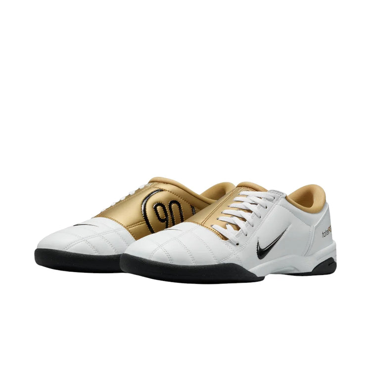 NIKE Total 90 III White & Metallic Gold Sneakers HJ9351-101