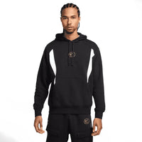 NIKE M NSW SW AIR PO HOODY FLC BB Midnight Navy / Light Khaki / Gym Red Sweats & Hoodies HM0175-010