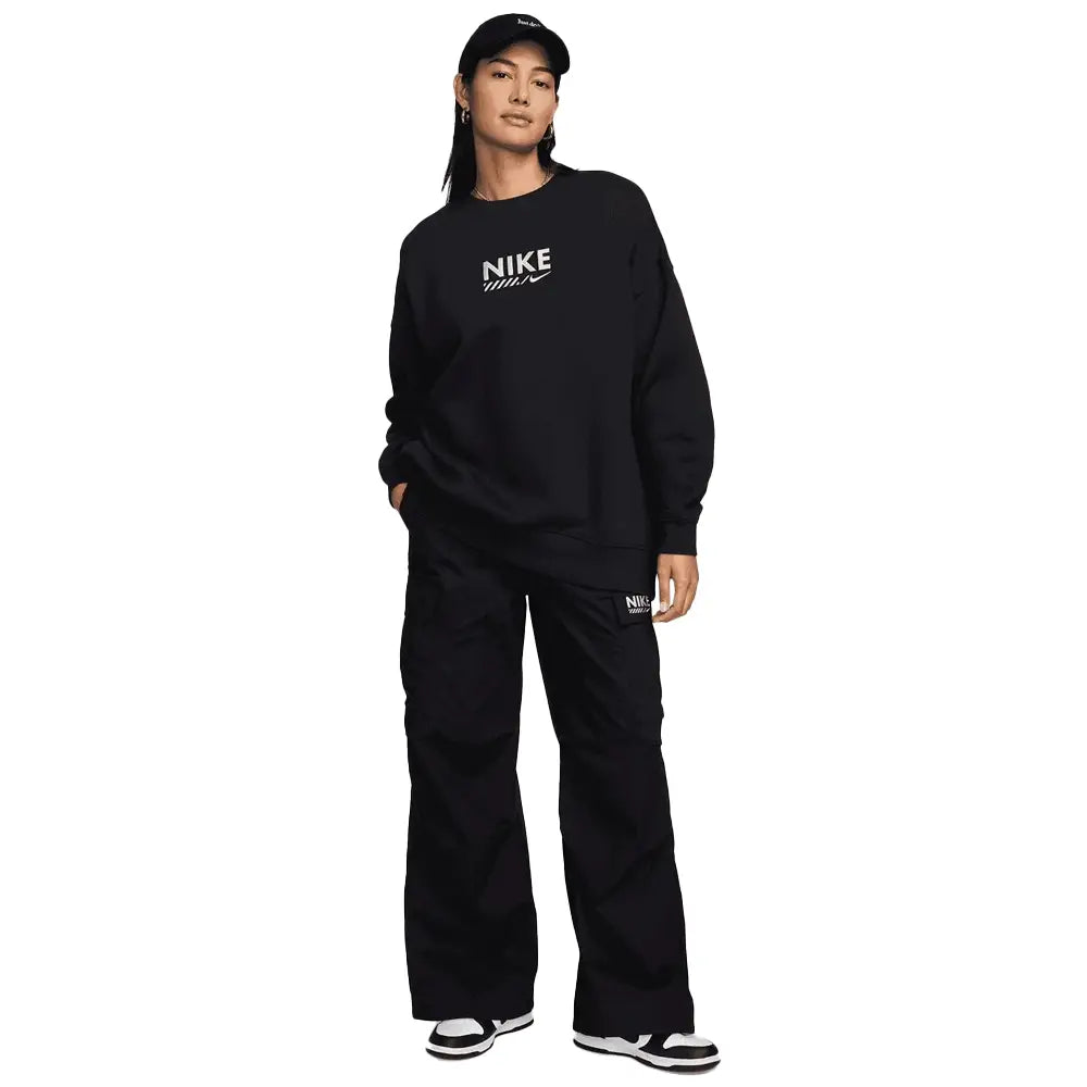 NIKE Sportswear Oversized Fleece Crew-Neck Sweatshirt HM4318-010