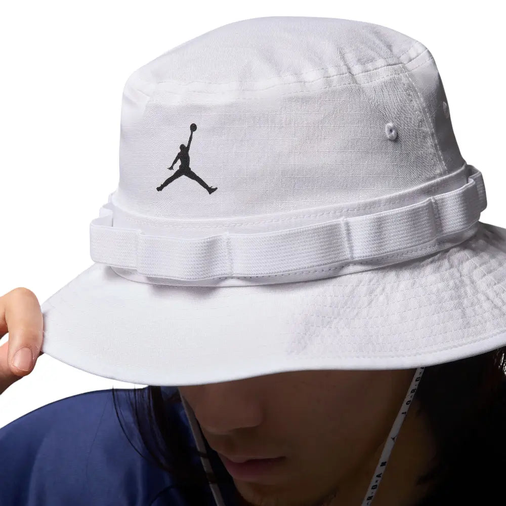 JORDAN Jumpman Apex Bucket Hat White HM5753-100