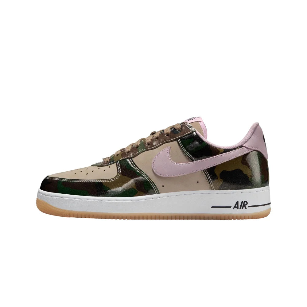 NIKE Air Force 1 Low Patent Camo Sneakers HQ1967-200