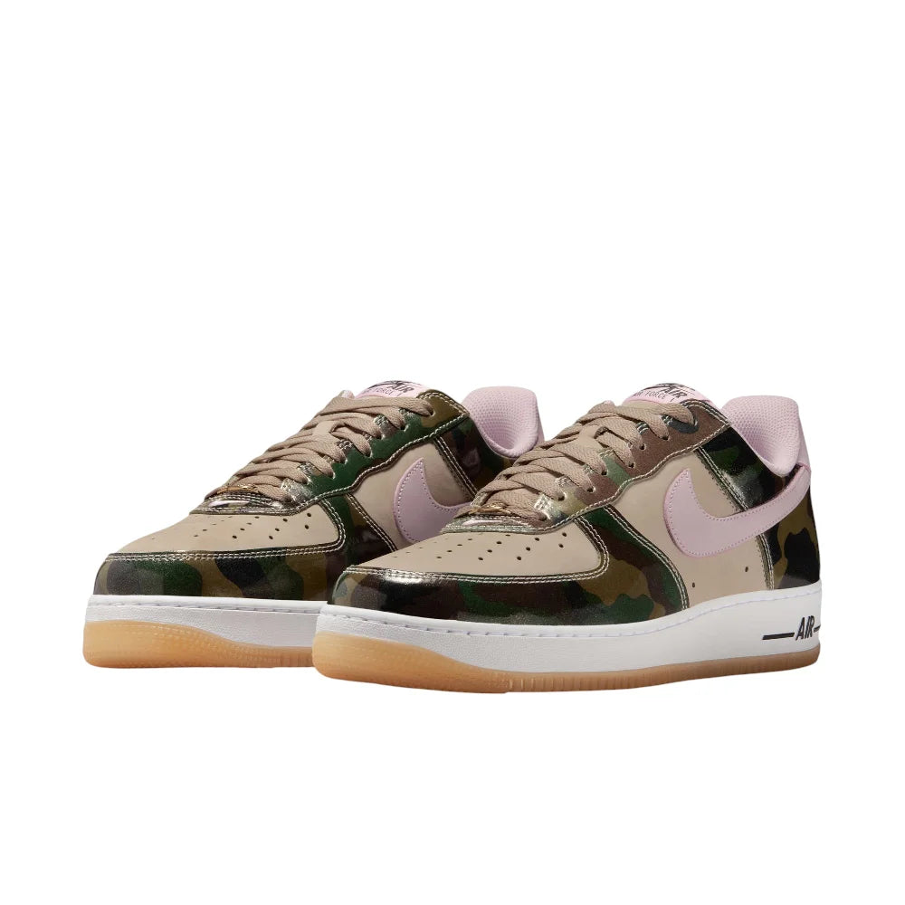 NIKE Air Force 1 Low Patent Camo Sneakers HQ1967-200