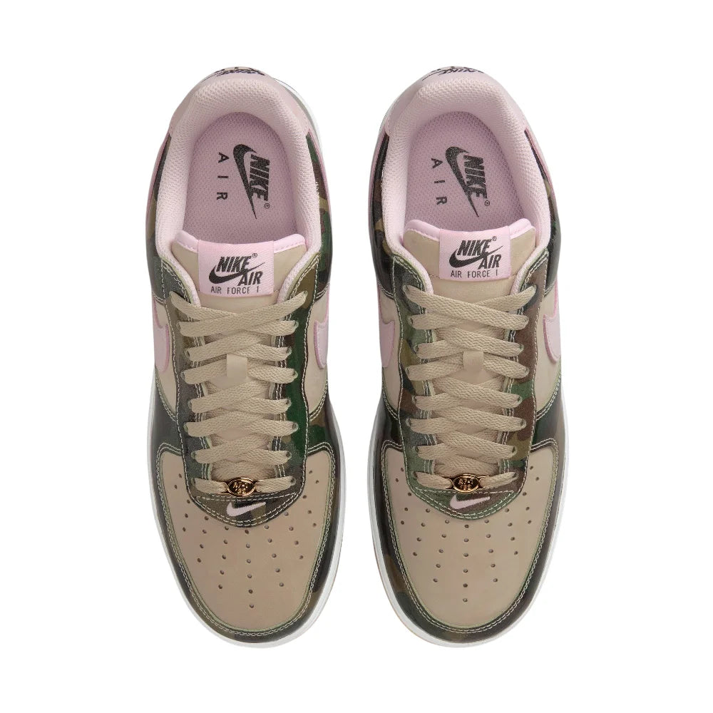 NIKE Air Force 1 Low Patent Camo Sneakers HQ1967-200