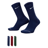 NIKE Everyday Elevated Crew Socks (3 Pairs) Multi HQ4335-907