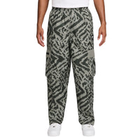 NIKE Air Woven Cargo All-over Print Pant Brown Black HQ9468-320
